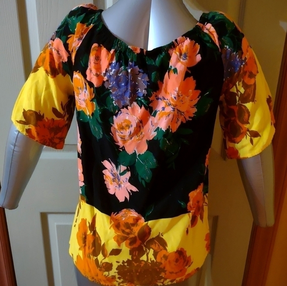Est 1946 Womans Floral Size Small Blouse Shirt Top - Picture 2 of 3